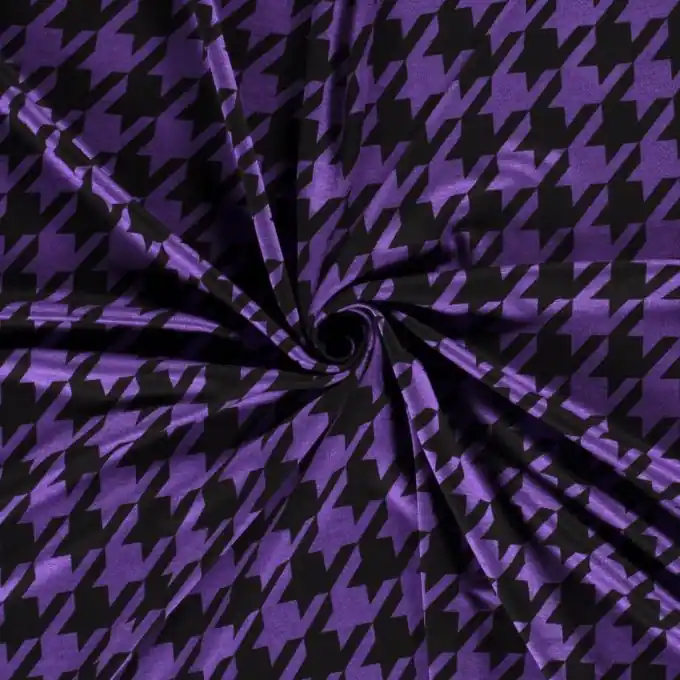 Viskosejersey Hahnenfuß lila und weiß Wochenendangebot