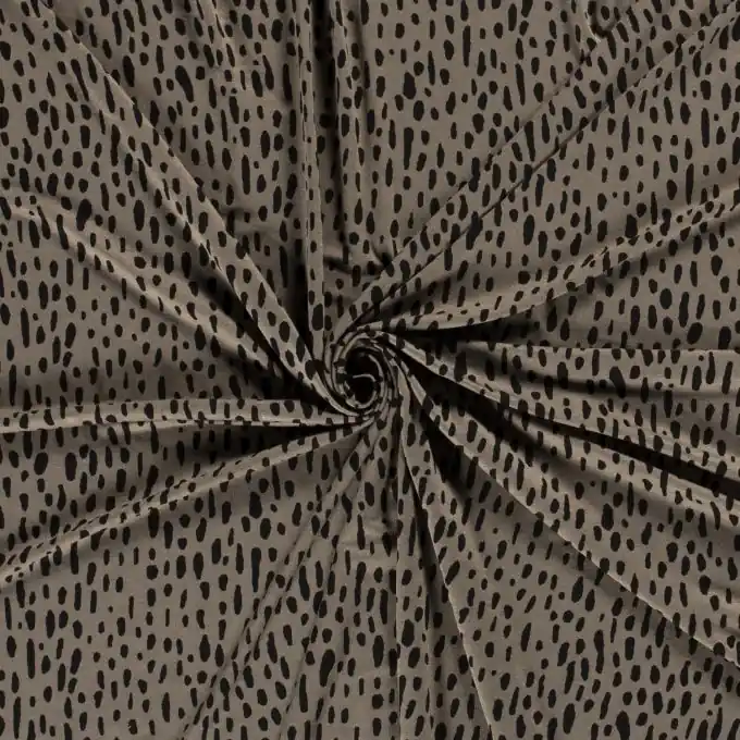 Viskosejersey Regentropfen Grün Bestseller