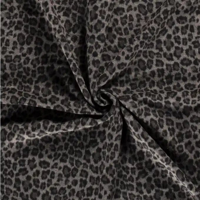 Nur Für Kurze Zeit Wollstoff Tierhaut grau