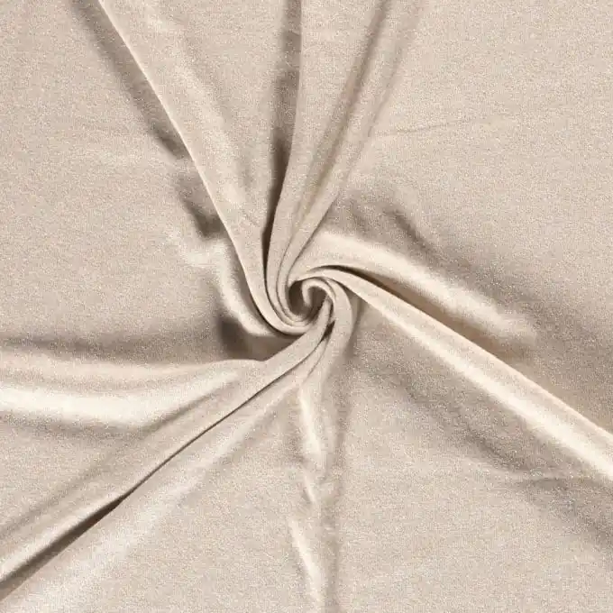 Strickstoff Lurex beige Sofort Bestellen