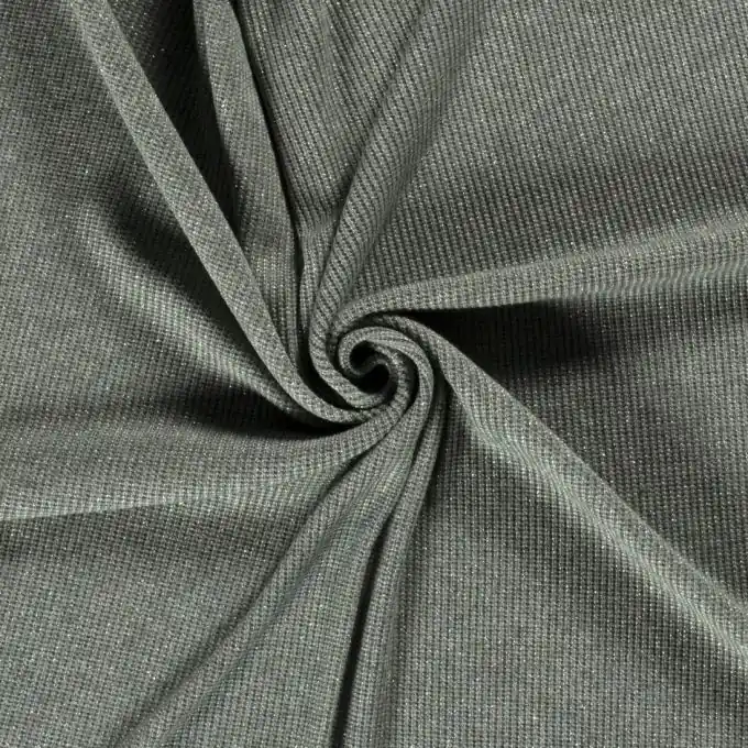 Strickstoff lurex grün Nur Heute