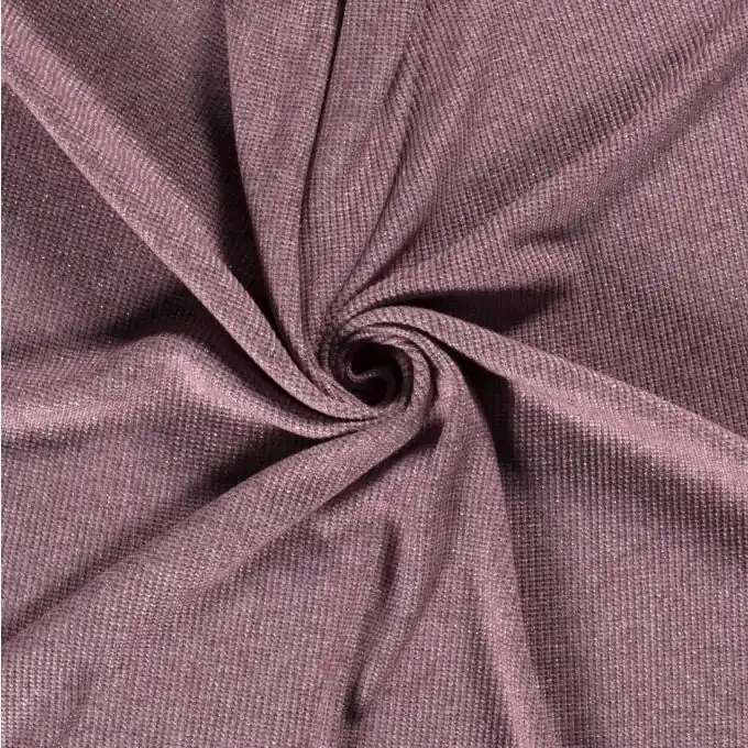 Angebot Strickstoff lurex pflaume