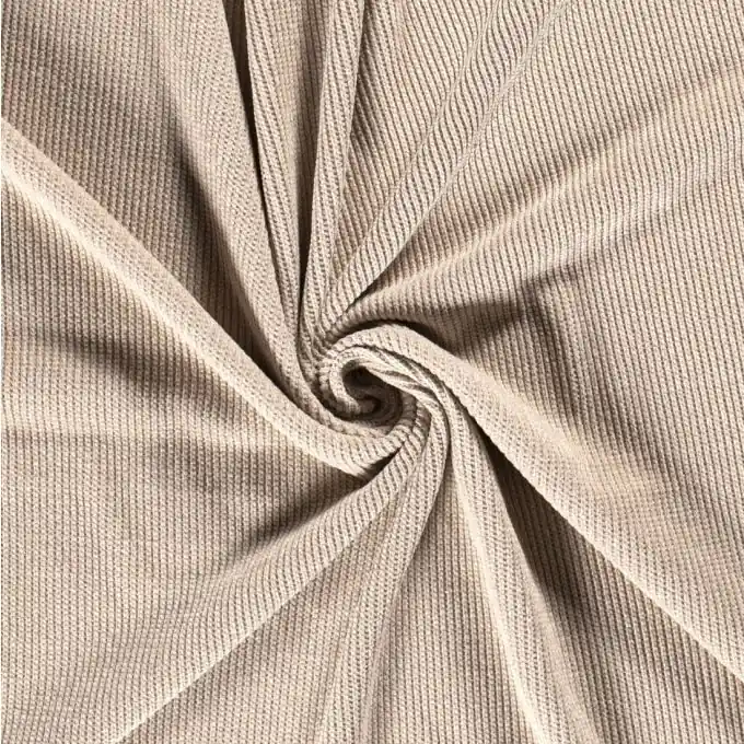 Sonderaktion Strickstoff Relief Lurex écru