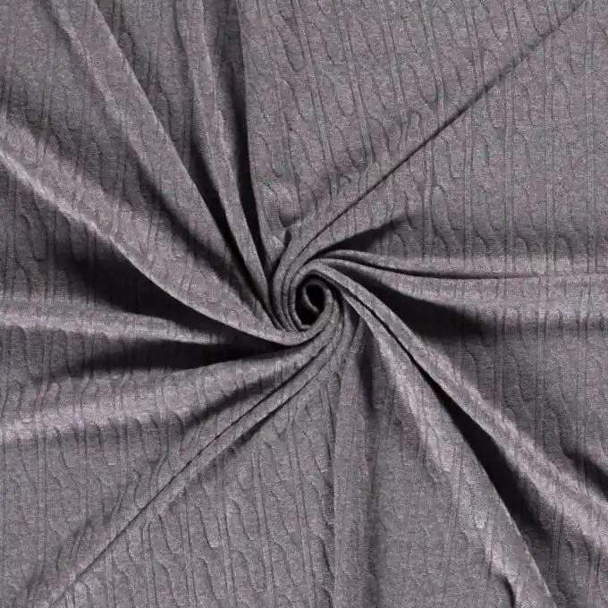 Wochenendangebot Strickstoff großes mausgrau