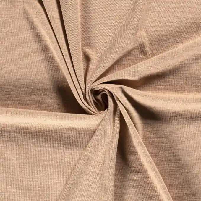 Strickstoff Knitteroptik Hellbraun Preisknaller