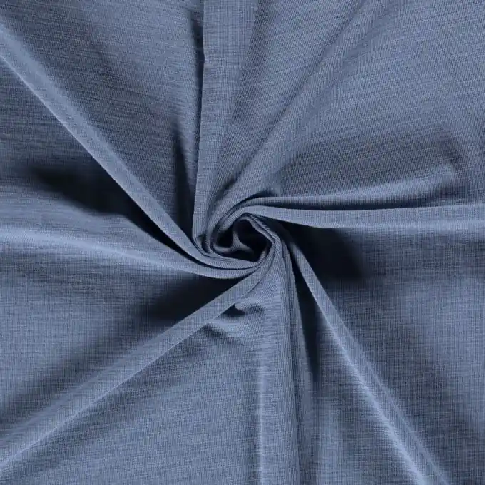 Beliebt Strickstoff Knitteroptik blau