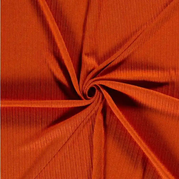 Ab Werk Strickstoff Stretch Relieflinien orange