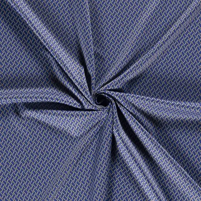 Schnäppchen Strickstoff Stretch Rauten blau