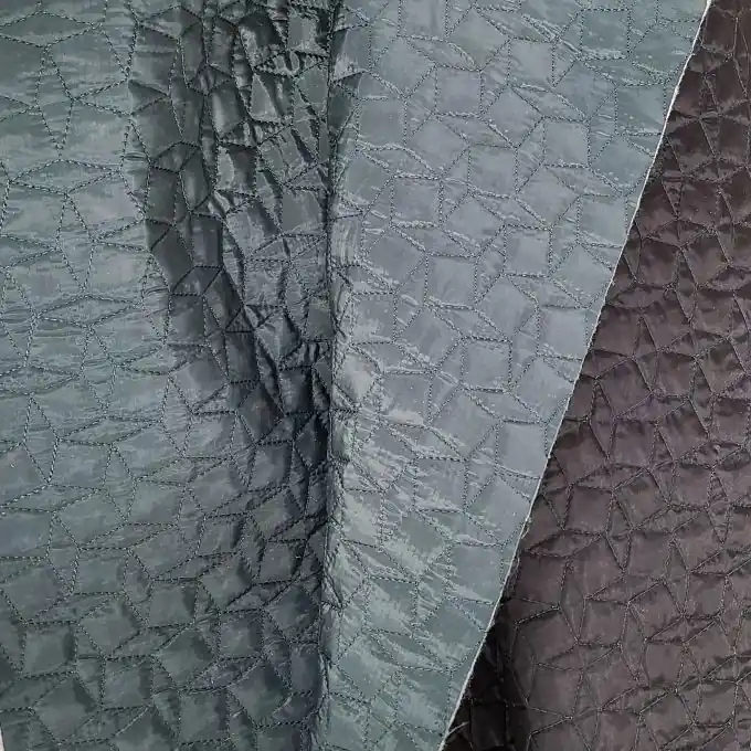 Steppstoff einfarbig petrolblau Versand Am Gleichen Tag