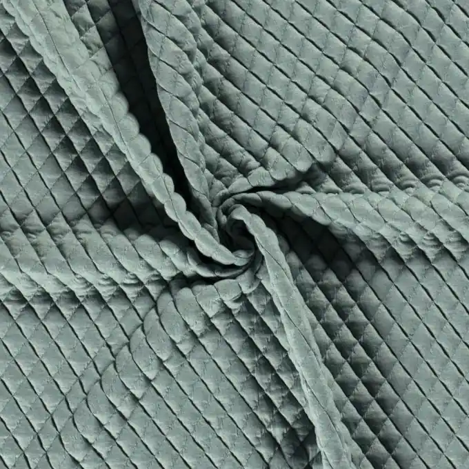 Steppstoff Rauten Viskose türkis Bestseller