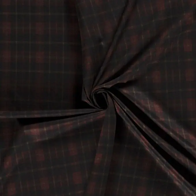 Preisknaller Strickstoff Milano große Karos rot