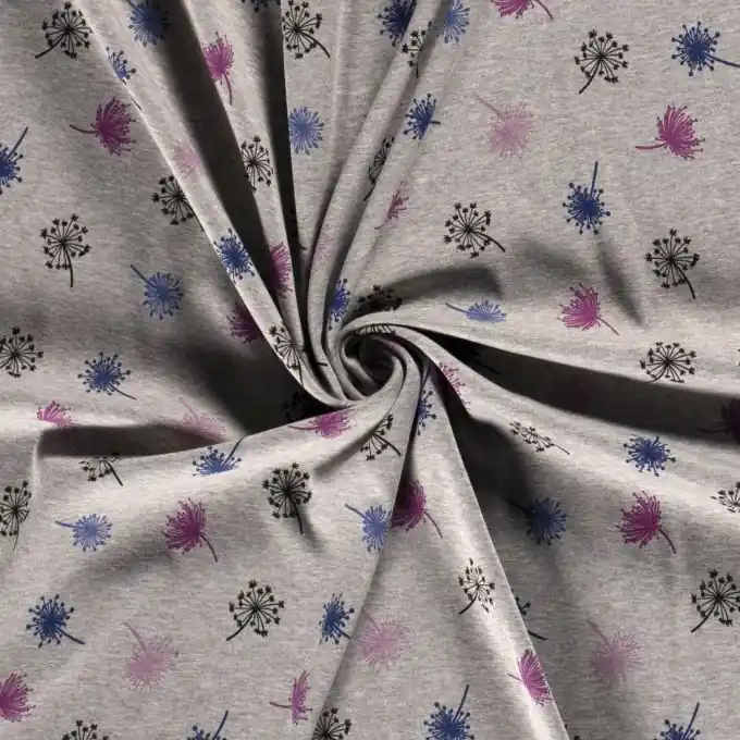 Alpenfleece mit lila Fleece-Rückseite Neue Kollektion