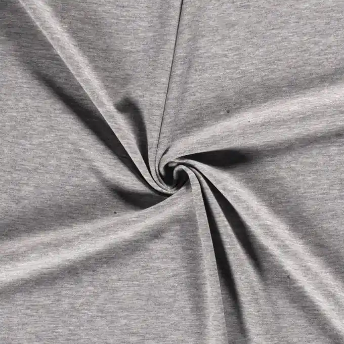 Direktkauf Sweatshirtstoff Polyviskose mausgrau