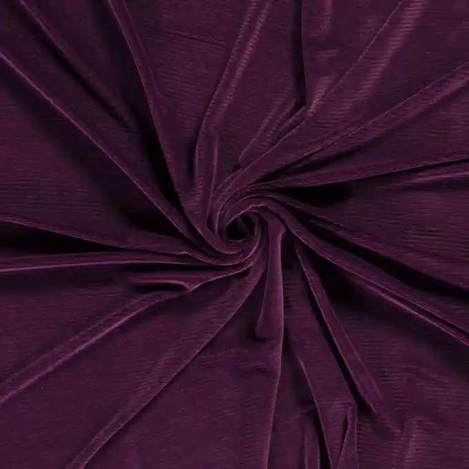Dehnbarer Cordstoff pflaumenfarben Must-Have