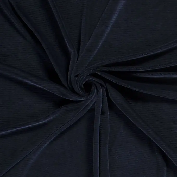 Original Dehnbarer Cordstoff marineblau