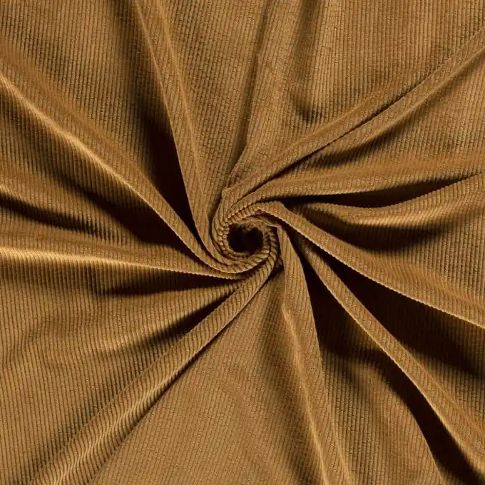 Dehnbarer Feincordstoff karamell Beliebt