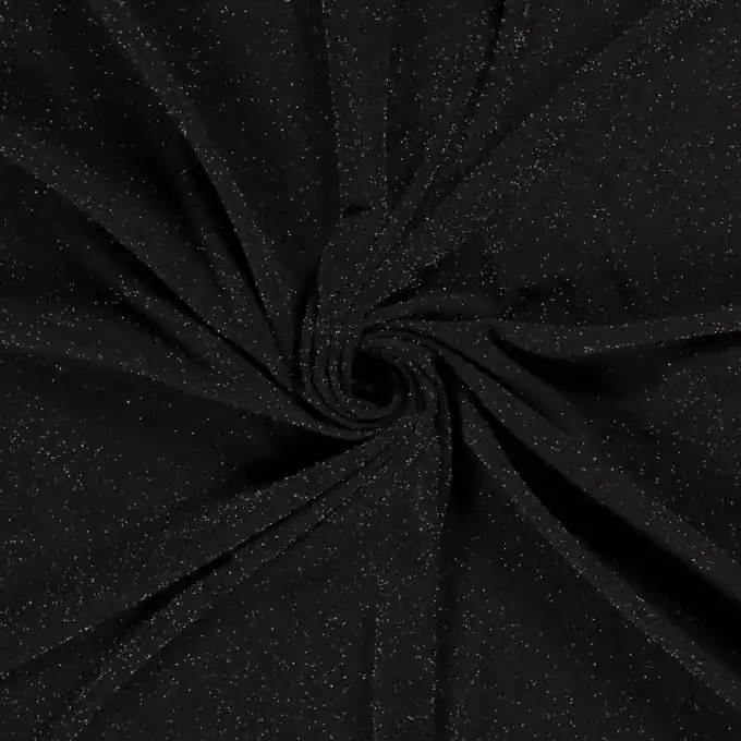 Online Kaufen Jersey schaumige Struktur Lurex schwarz