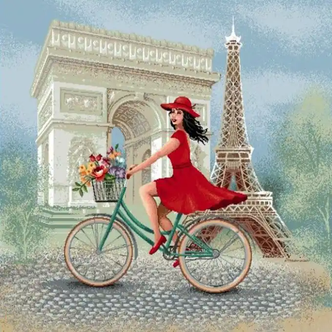 Sonderangebot Stoffabschnitt Jacquard Paris