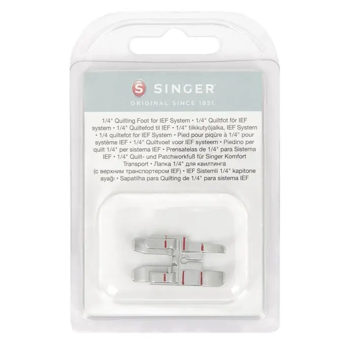 Limited Edition Qilt-und Patchworkfuß für Singer Komfort Transport