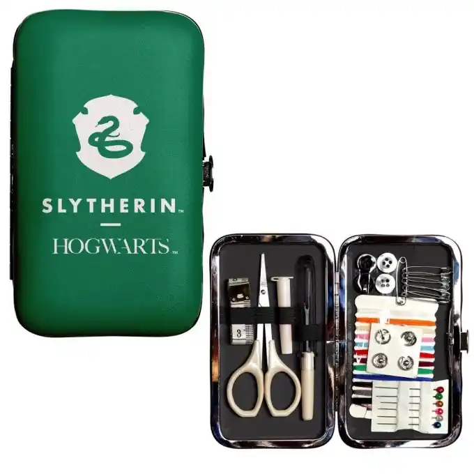 Geprüft Nähset für unterwegs: alles in einem grünen Harry Potter-Design.