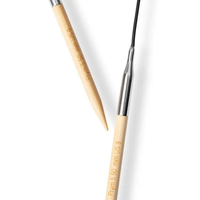 Bambus-Rundstricknadeln Prym, glatte Oberfläche, 40-80 cm Geprüft