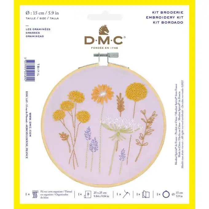 Jetzt Kaufen Stickerei-Set: Sanfte florale Variationen, leicht gemacht.