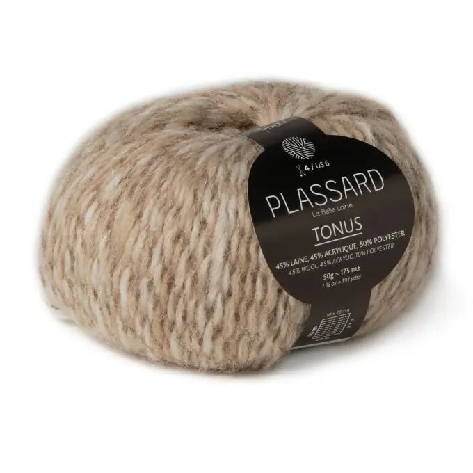 Beliebt Strickgarn Tonus Sable Plassard