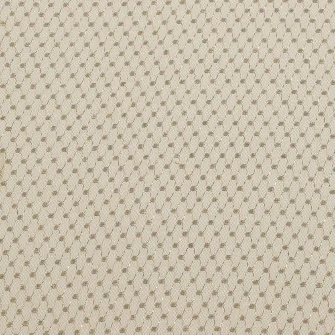 Französischer Tüllstoff metallisiert Gold Geometrische Punkte Jetzt Zugreifen