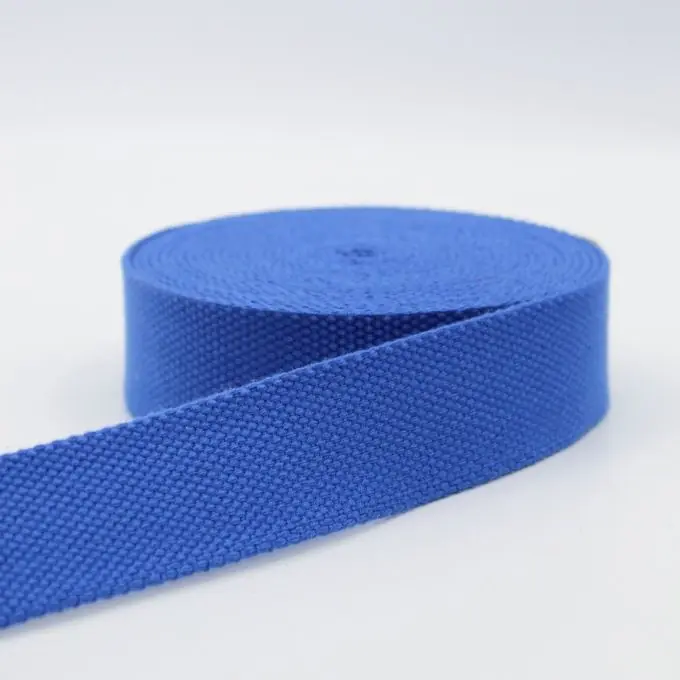 Markenware Gurtband Baumwollgemisch 30mm Indigo