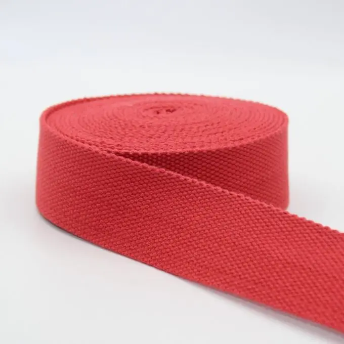 Gurt Baumwollgemisch 30 mm rot Mega-Angebot