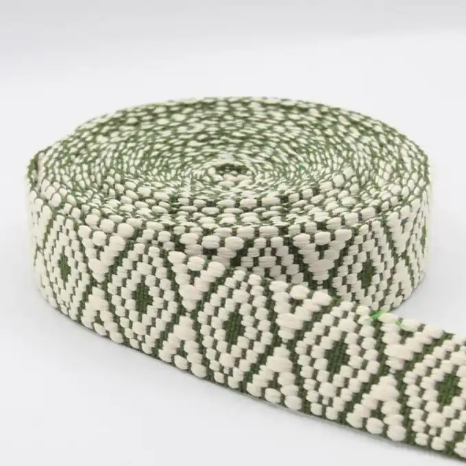 Top-Angebot Gurtband Baumwolle Rauten 38 mm Khaki