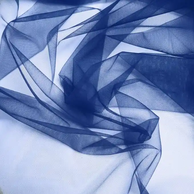 Elastischer Tüll extra breit Königsblau Gleich Bestellen