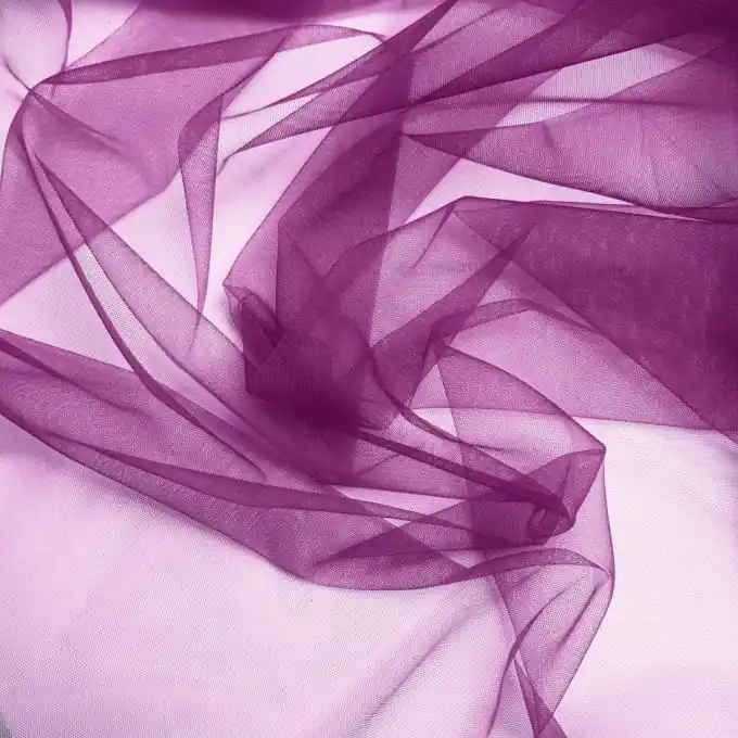 Elastischer Tüll extra breit Pflaume Letzte Chance