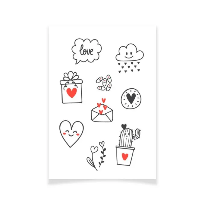 Letzte Chance Ensemble Textile schöne Herzen