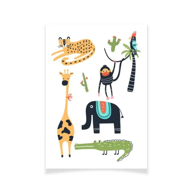 Direkt Vom Hersteller Ensemble Textile Tattoo Tiere der Savanne