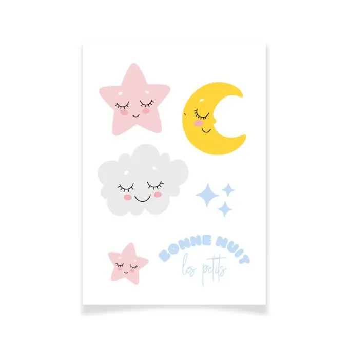 Mega-Angebot Ensemble Textile Tattoo Nacht