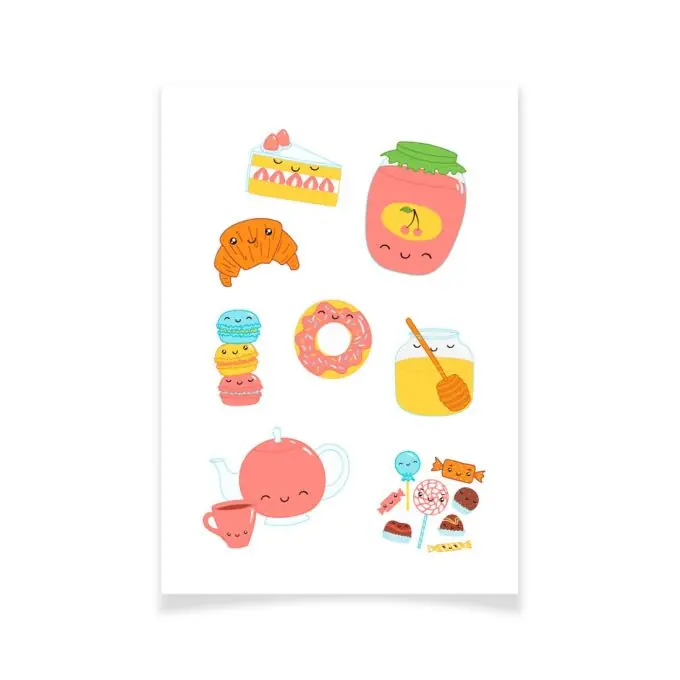 Highlight Ensemble Textile Tattoo Süßigkeiten