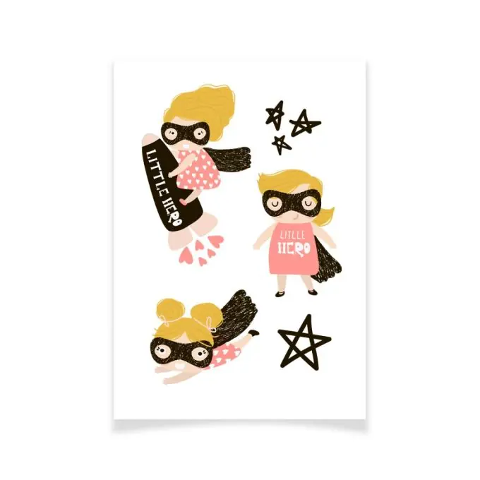 Top-Seller Ensemble Textile Tattoo Superhelden