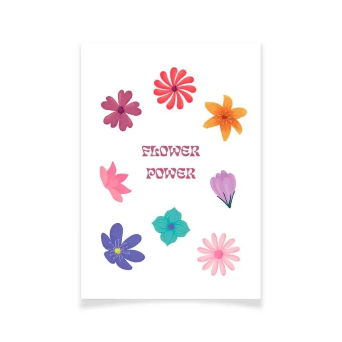 Ensemble Textile Tattoo Flower Power Preisreduziert