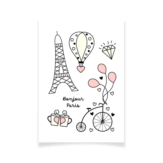 Geld-Zurück-Garantie Ensemble Textile Tattoo Bonjour Paris