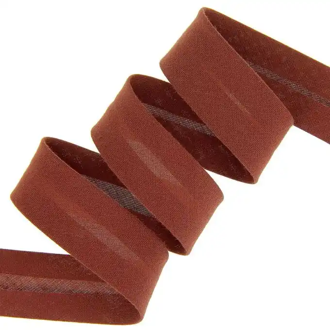 Schrägband Bio Marsala 20 mm Zertifiziert