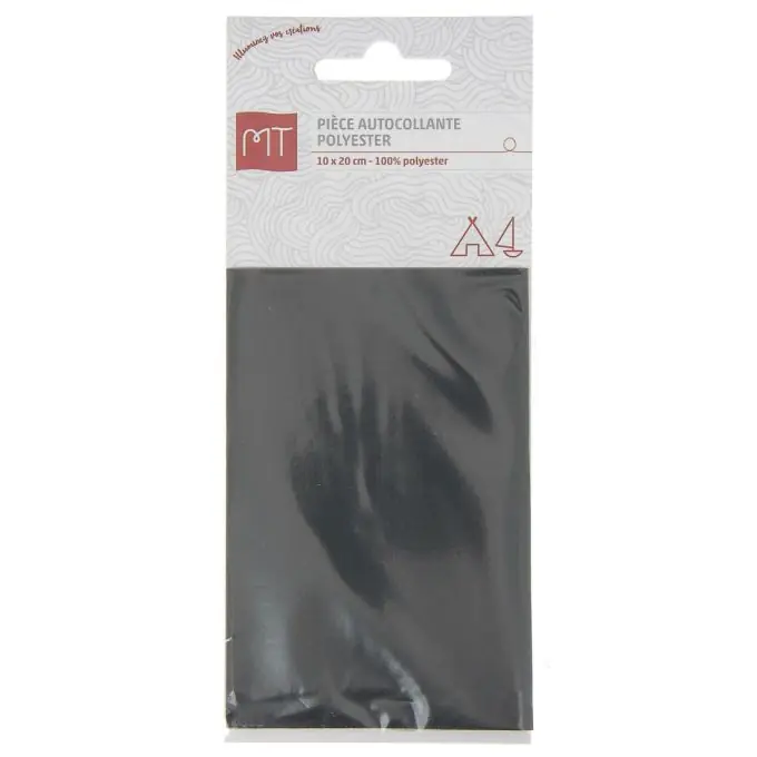 Abverkauf Flicken Nylon dunkelgrau