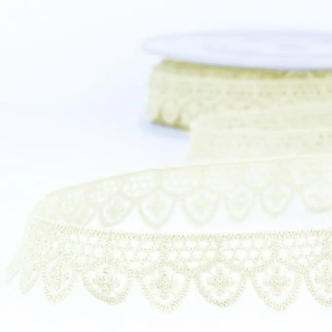 Band aus Guipurespitze écru 20 mm Mengenrabatt