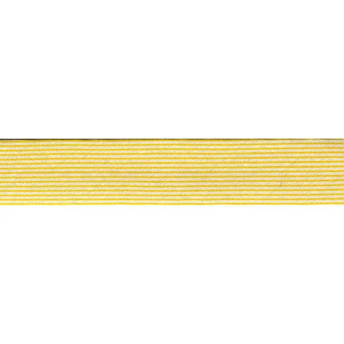 Schrägband feine Linien gelb Heißes Angebot