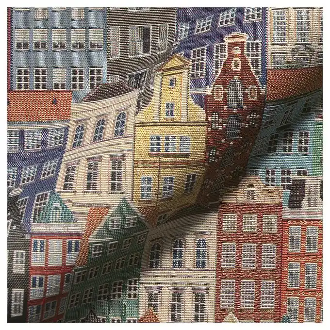 Jacquard Gobelin Haus Bunt Meistverkauft