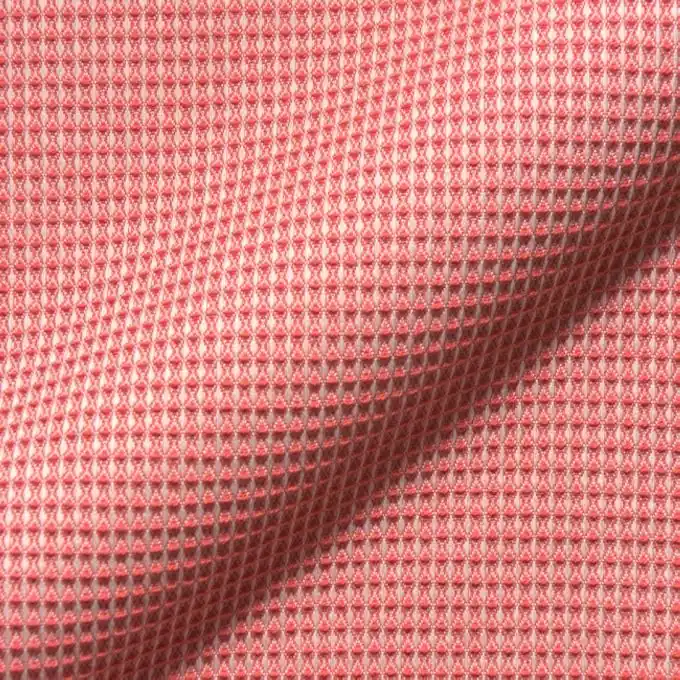 Waffelpiqué zweifarbig Rot/Weiß Letzte Chance