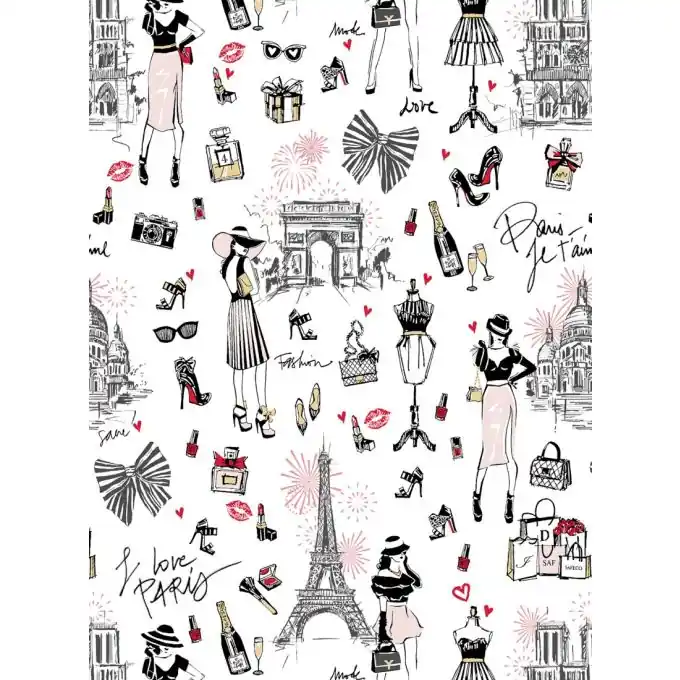 Must-Have Cretonne Paris Chic Weiß
