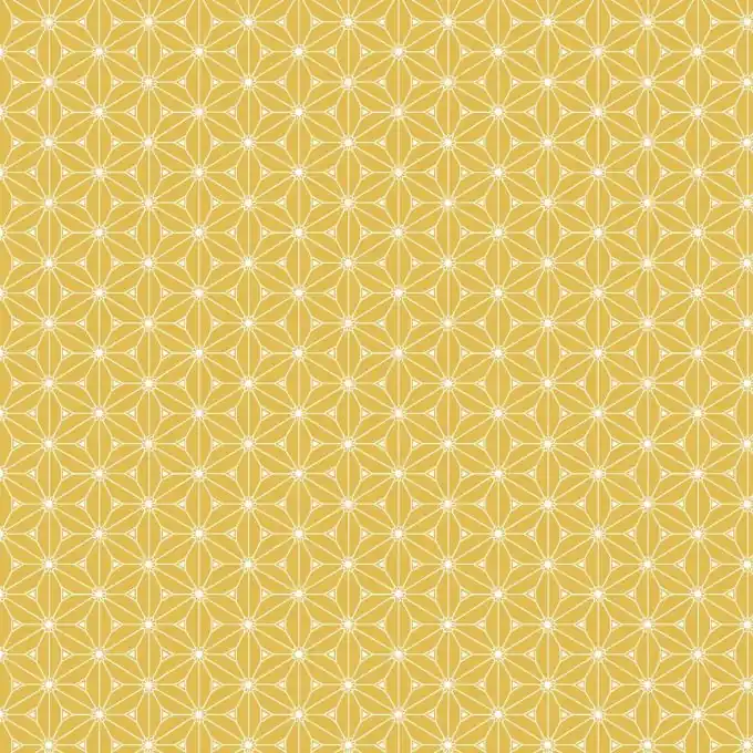 Preisknaller Beschichteter Baumwollstoff Gelb Sterne