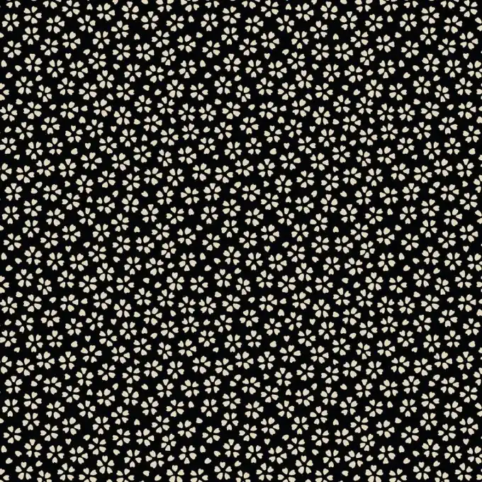 Beschichteter Baumwollstoff Schwarz Blumen Ecru Jetzt Zugreifen