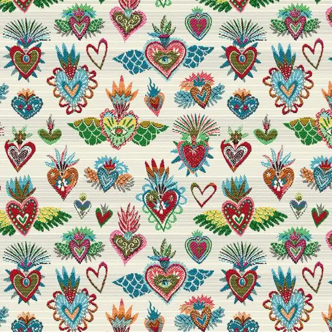 Jacquard Herzen Bunt Großhandel